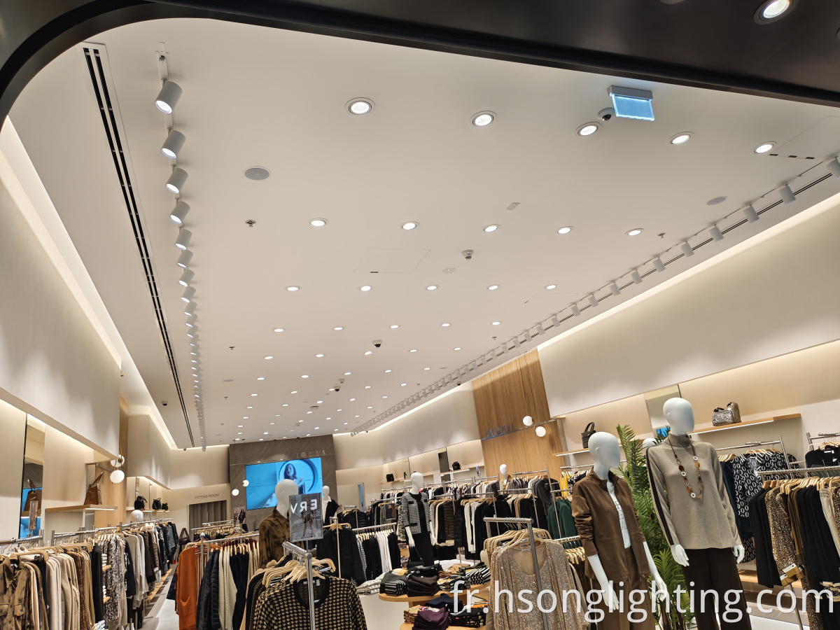 track light for clothing store